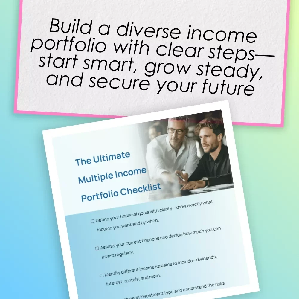 The Ultimate Multiple Income Portfolio Checklist – Digital Download for Building Investment Portfolios with Multiple Income Streams