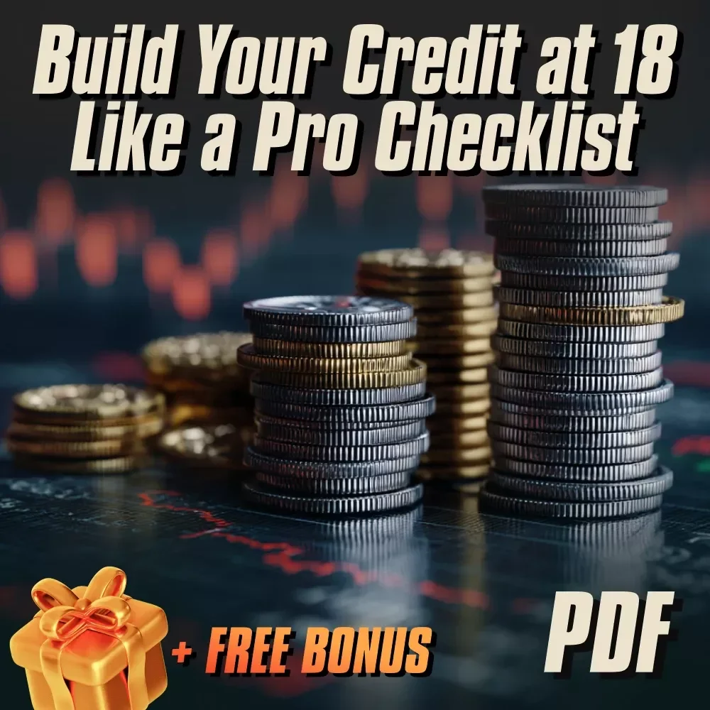 Build Your Credit at 18 Like a Pro Checklist | How to Start Credit at 18 | Credit Building Guide for Beginners | Teen Credit Starter Digital Download
