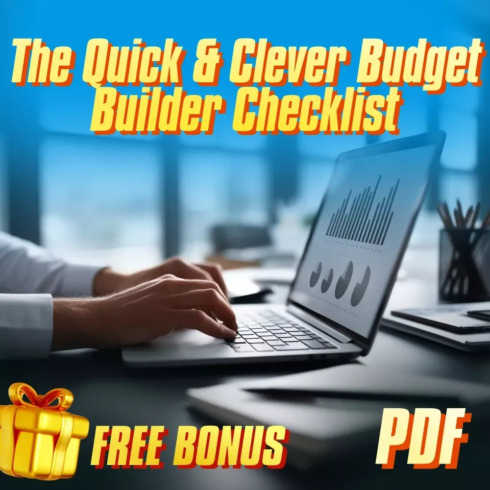 The Quick & Clever Budget Builder Checklist | How to Create a Budget in QuickBooks Online | Digital Download for Entrepreneurs