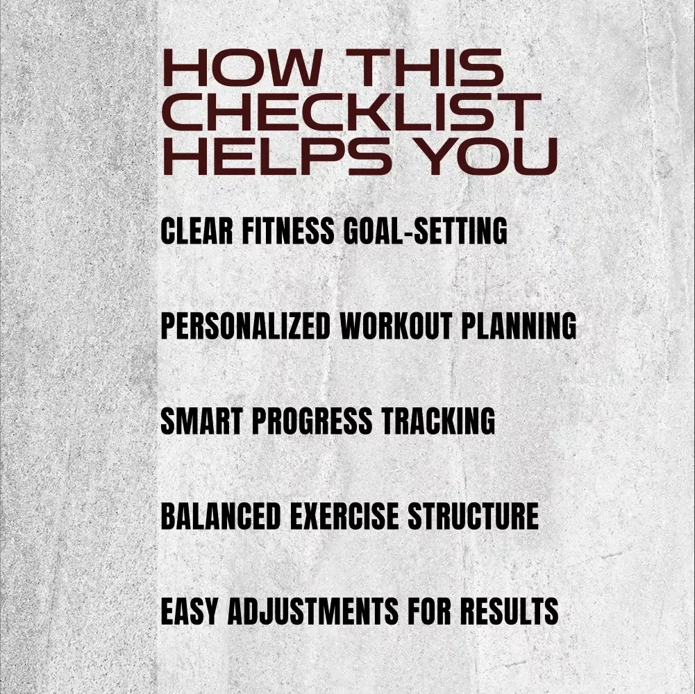 Your Ultimate Workout Creation Checklist! – How to Create a Workout Plan for Strength, Endurance & Fat Loss (Digital Download)