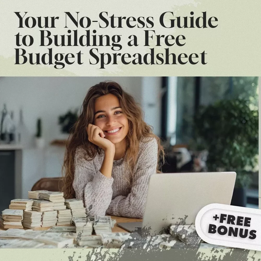 Your No-Stress Guide to Building a Free Budget Spreadsheet | How to Create a Budget Spreadsheet Free | Budget Planner Guide Digital Download