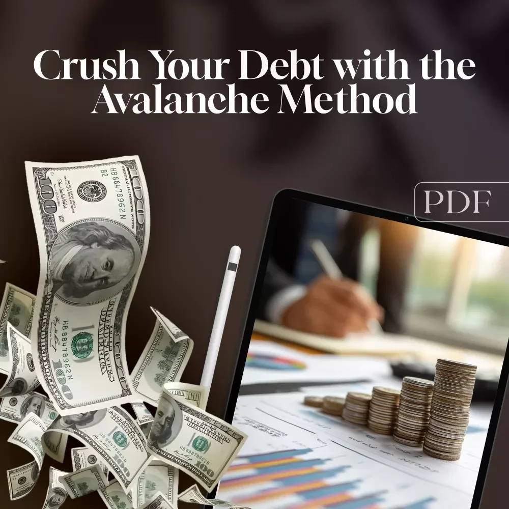 Crush Your Debt with the Avalanche Method: Step-by-Step to Financial Freedom | Debt Avalanche Method Guide | Budgeting eBook | Pay Off Debt Fast