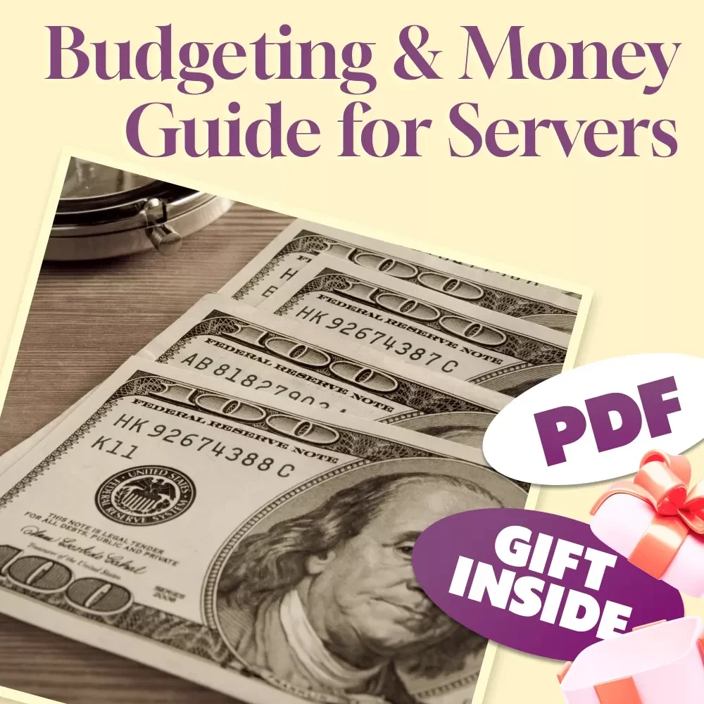 Mastering the Art of Handling Inconsistent Income as a Server | Budgeting & Money Guide for Servers | Digital Download PDF
