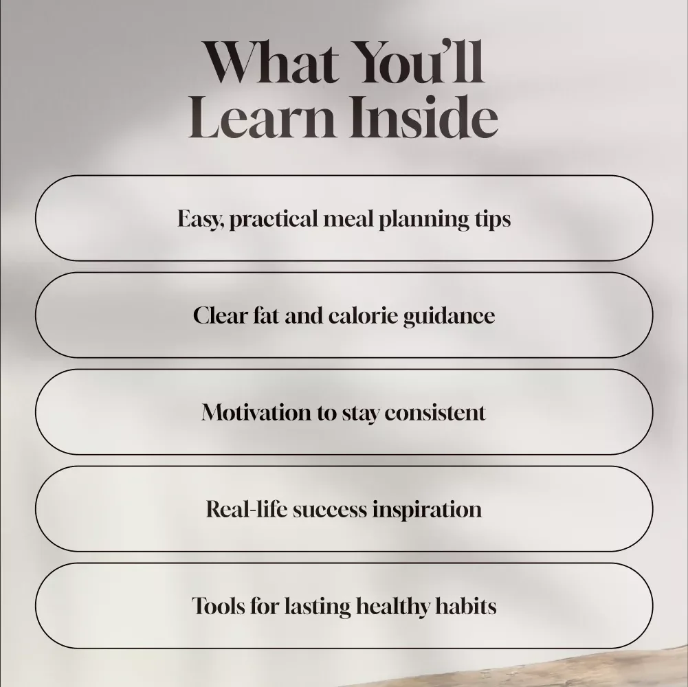 A Beginner's Guide to a Low-Fat, Low-Calorie Diet | Easy & Effective Low Fat Low Calorie Diet eBook for Weight Loss & Healthy Living | Instant Digital Download