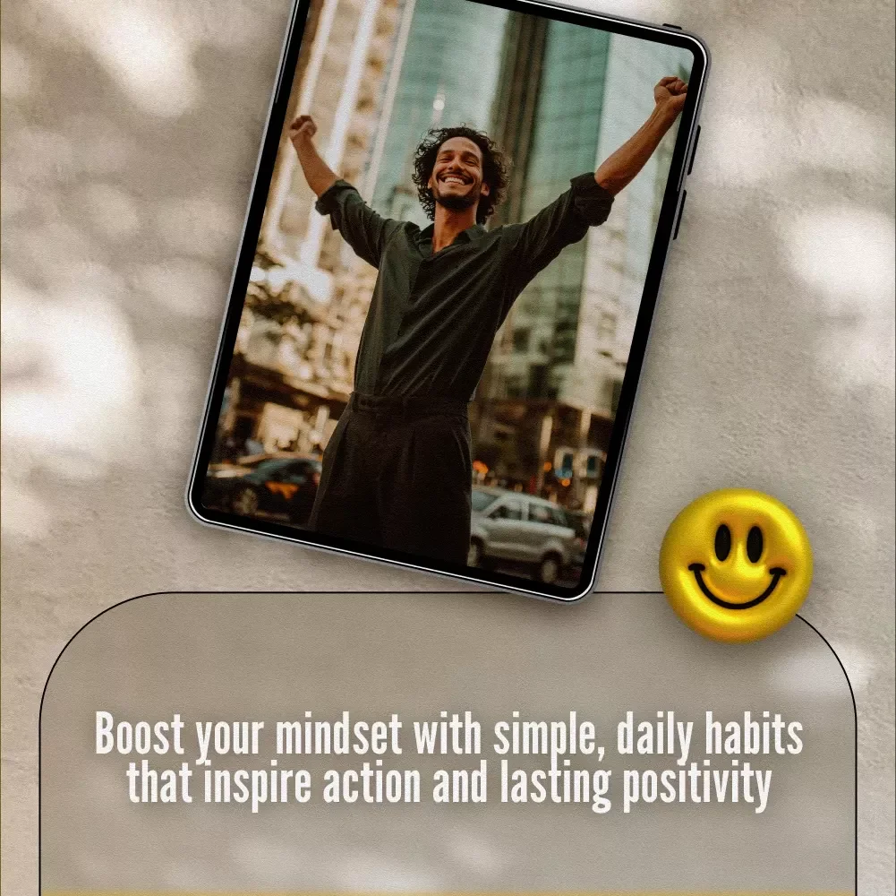 Your Positive Mindset Action Checklist | Best Books for Positive Thinking | Self-Growth eBook Printable