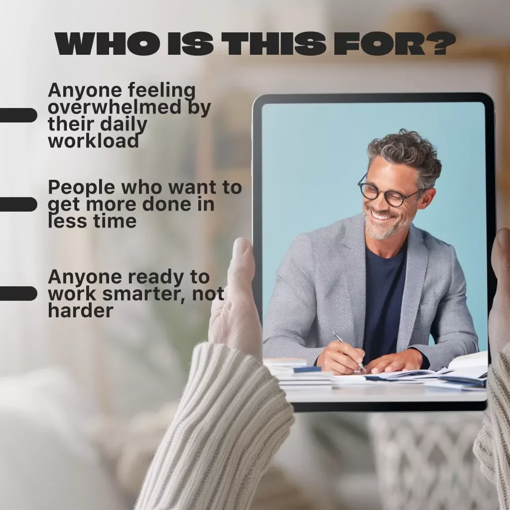 Work Smarter, Not Harder: A Modern Guide to Boosting Efficiency at Work | Digital Download | How to Become More Efficient in the Workplace Guide | Productivity eBook