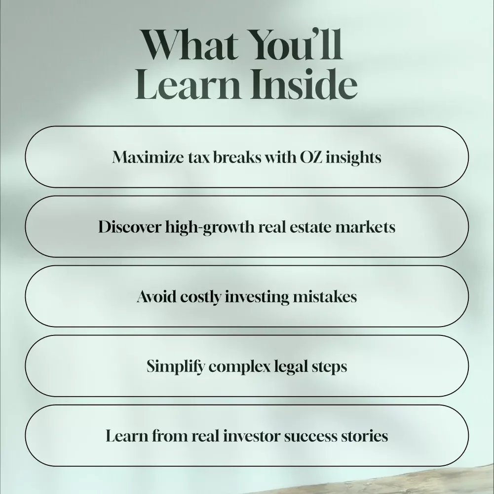 How to Buy Property in an Opportunity Zone | eBook Guide for Investors | Tax Benefits + Step-by-Step Strategy | Digital Download