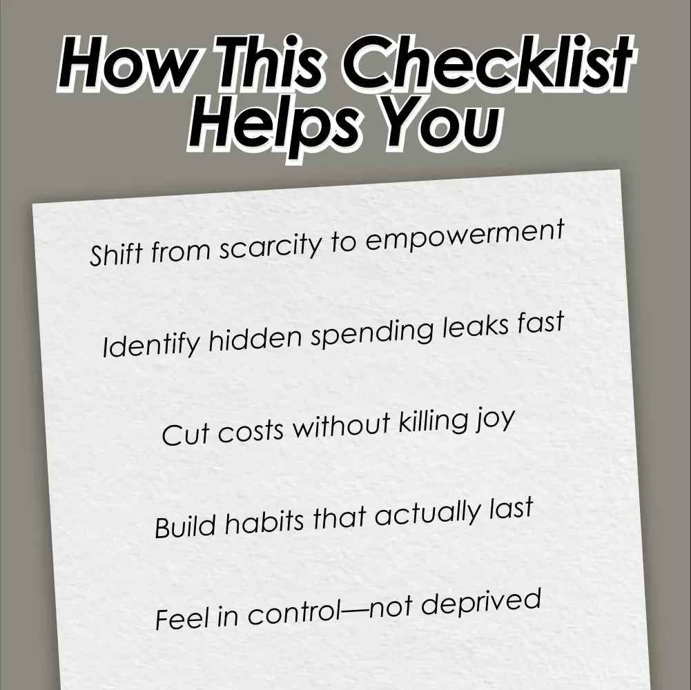 The “Broke But Brilliant” Budget Survival Checklist | How to Save Money on a Tight Budget | Printable Digital Download