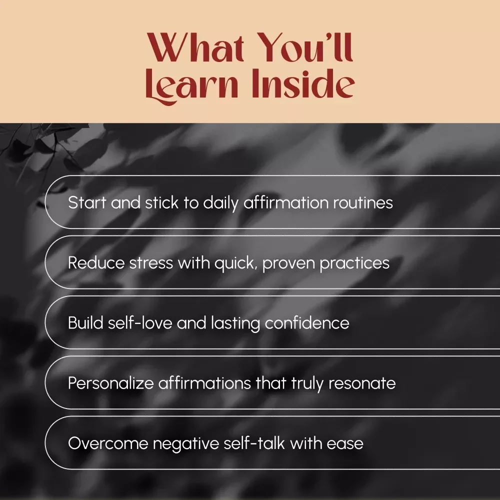 Daily Boost: 20 Affirmations for Self-Care and Positive Thinking | Daily Affirmations eBook | Guide to Positive Thinking & Self-Care Routine