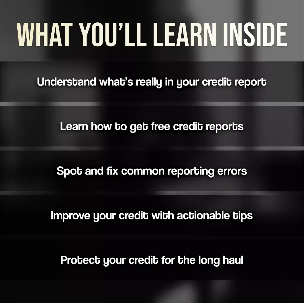 A Simple Guide to Checking and Understanding Your Credit Score – How Do I Check My Credit Report | Printable PDF eBook, Credit Report Checklist