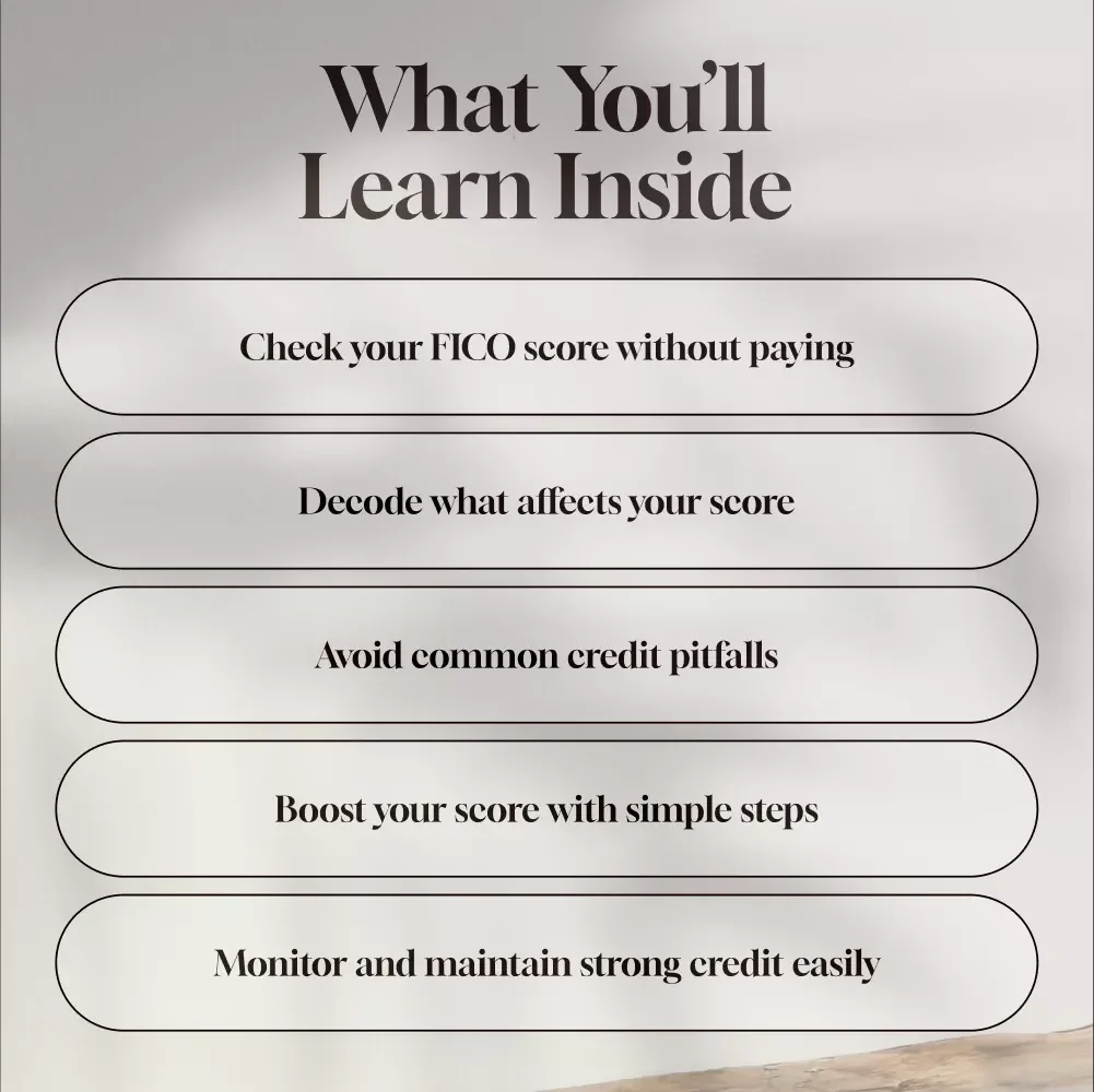 The Ultimate Guide to Unlock Your FICO Score for Free | eBook | How to Get My FICO Score for Free | Credit Score Guide | Digital Download