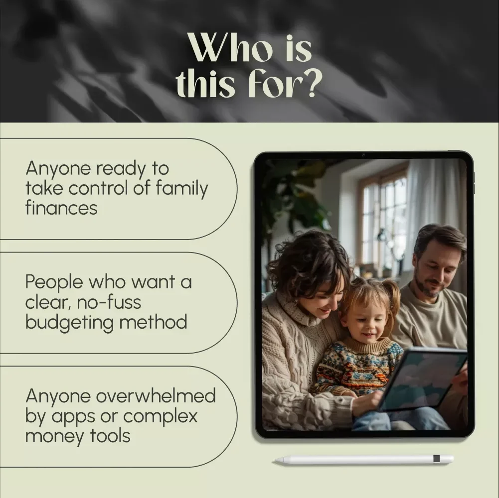 Your Easy Guide to Creating a Family Budget Spreadsheet That Works | Budgeting eBook, Digital Download, Financial Planning Guide