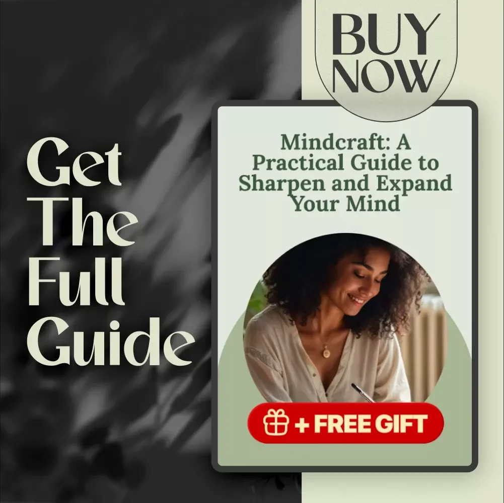 Mindcraft: A Practical Guide to Sharpen and Expand Your Mind | Digital Download for How to Improve Your Mind | Mental Awareness eBook | Self-Growth Guide