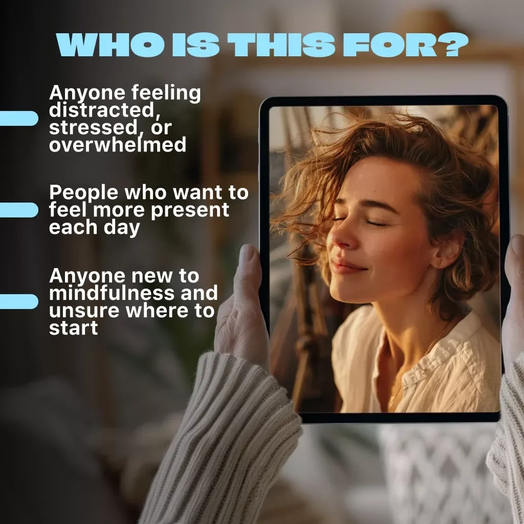 Here & Now: Your Simple Guide to Mindfulness and Presence | Digital Download for How to Be Mindful and Present | Mindfulness eBook & Daily Practice Guide