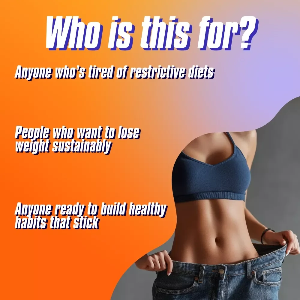 Eat What You Want, Lose Weight with This Transformation Checklist – Printable Weight Loss Guide, Mindful Eating, Portion Control, Craving Tips
