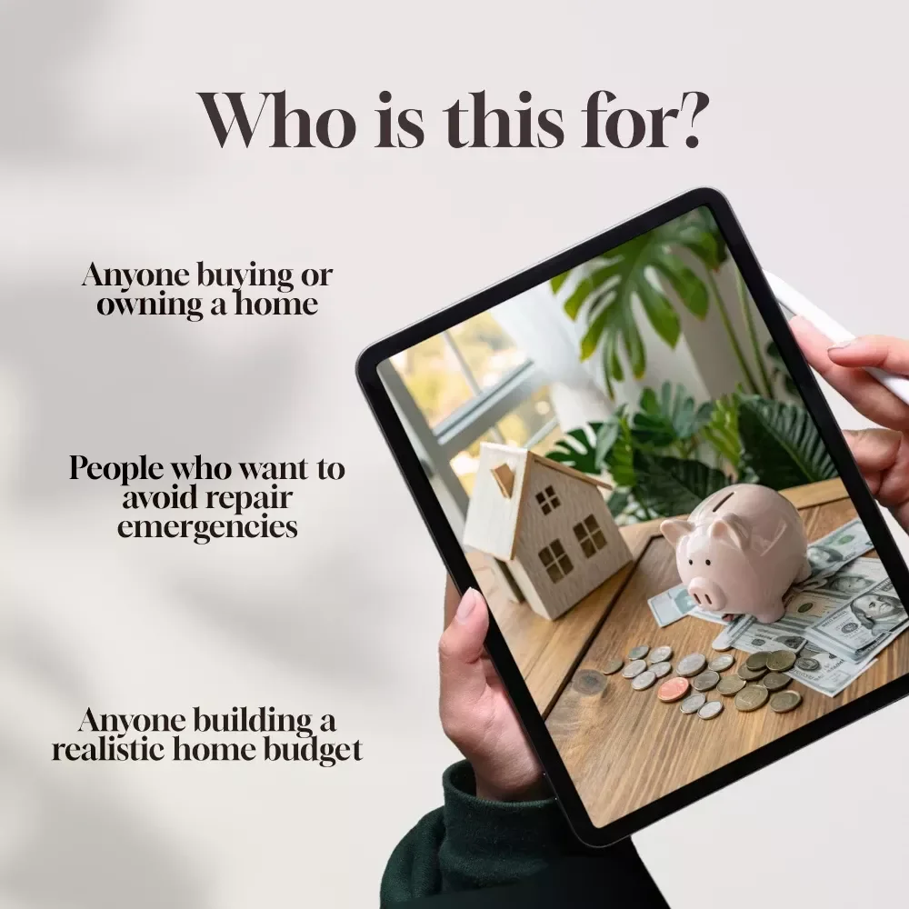 How Much to Budget for House Maintenance and Avoid Regrets | Home Maintenance Budget Guide | Digital Download