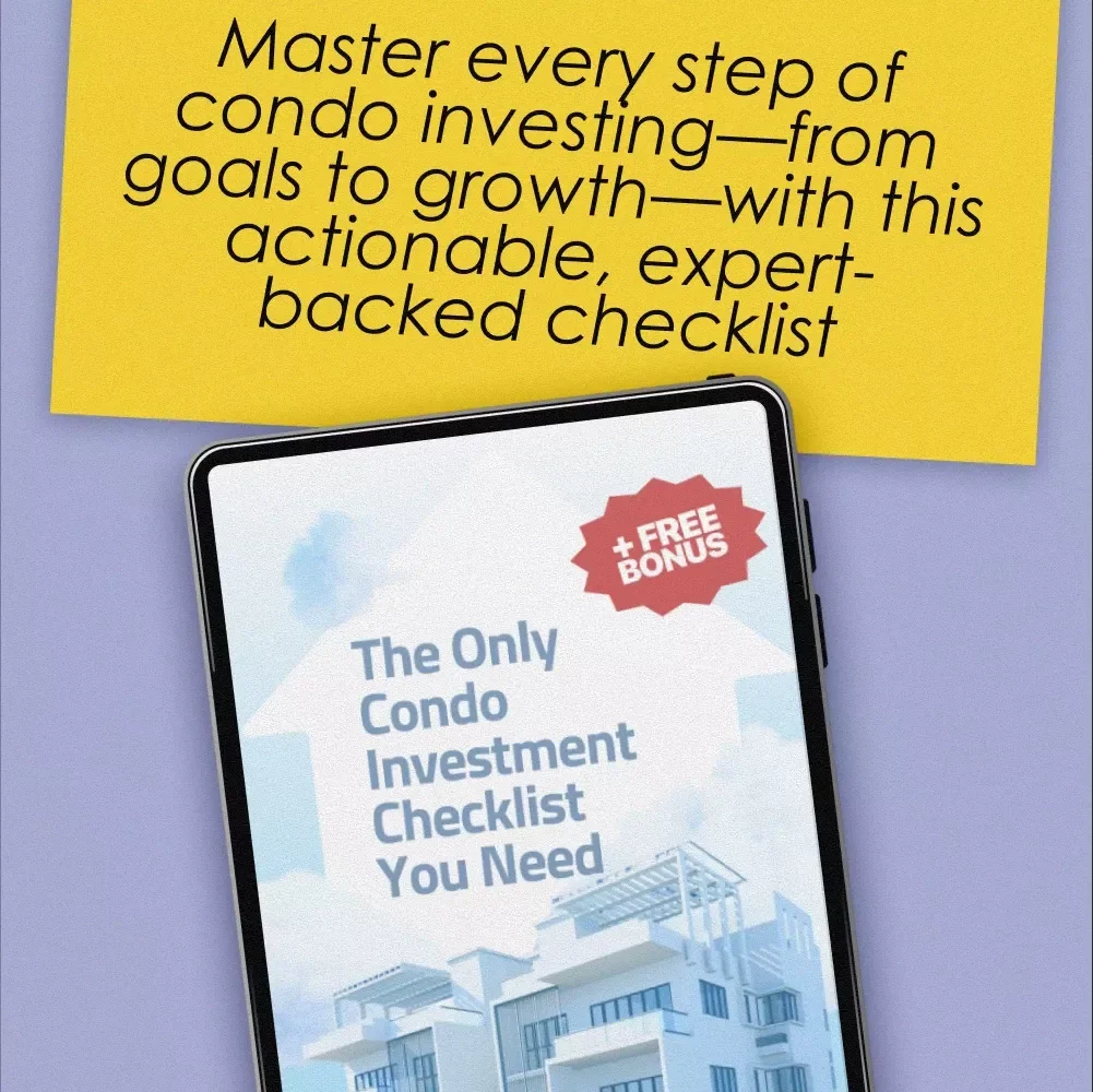 The Only Condo Investment Checklist You Need | How to Invest in Condominiums Digital Download for Beginners, Investors & Real Estate Planners