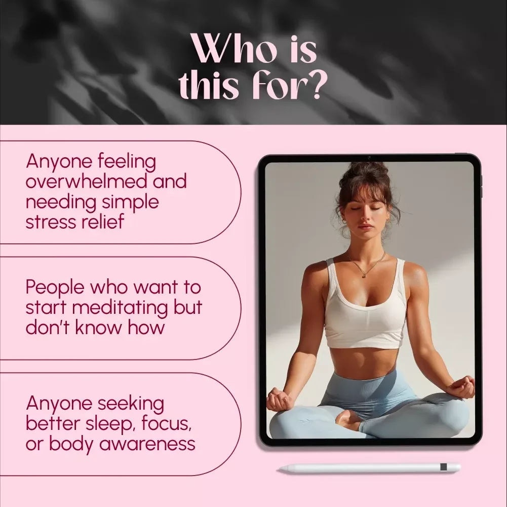Tune In: A Simple Guide to Body Scan Meditation | Digital Download | How to Do a Body Scan Meditation | Mindfulness PDF Guide