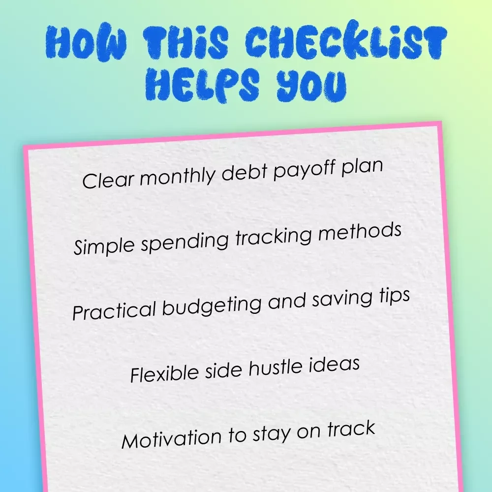 The Debt-Crusher’s 6-Month Checklist: Slash $8,000 Debt | Printable PDF | How to Pay Off $8000 Debt in 6 Months | Budget Planner & Debt Tracker