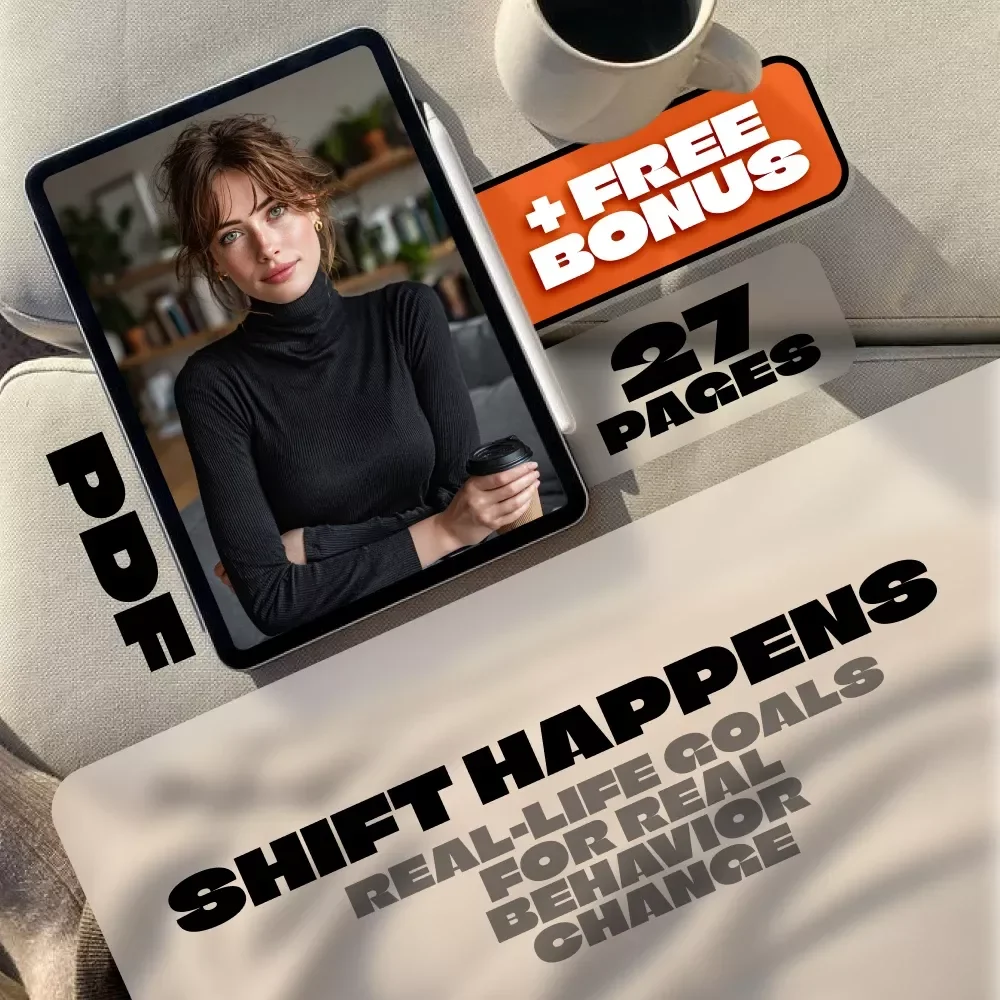 Shift Happens: Real-Life Goals for Real Behavior Change | Behavior Change Goals Guide | Examples of Behavior Change Goals eBook
