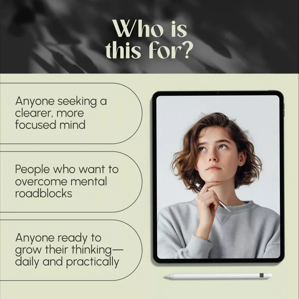 Mindcraft: A Practical Guide to Sharpen and Expand Your Mind | Digital Download for How to Improve Your Mind | Mental Awareness eBook | Self-Growth Guide
