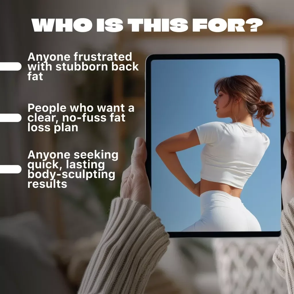 The Fast Track to Losing Fat and Sculpting Your Back – How to Lose Back Fat Fast Guide | Digital Download eBook