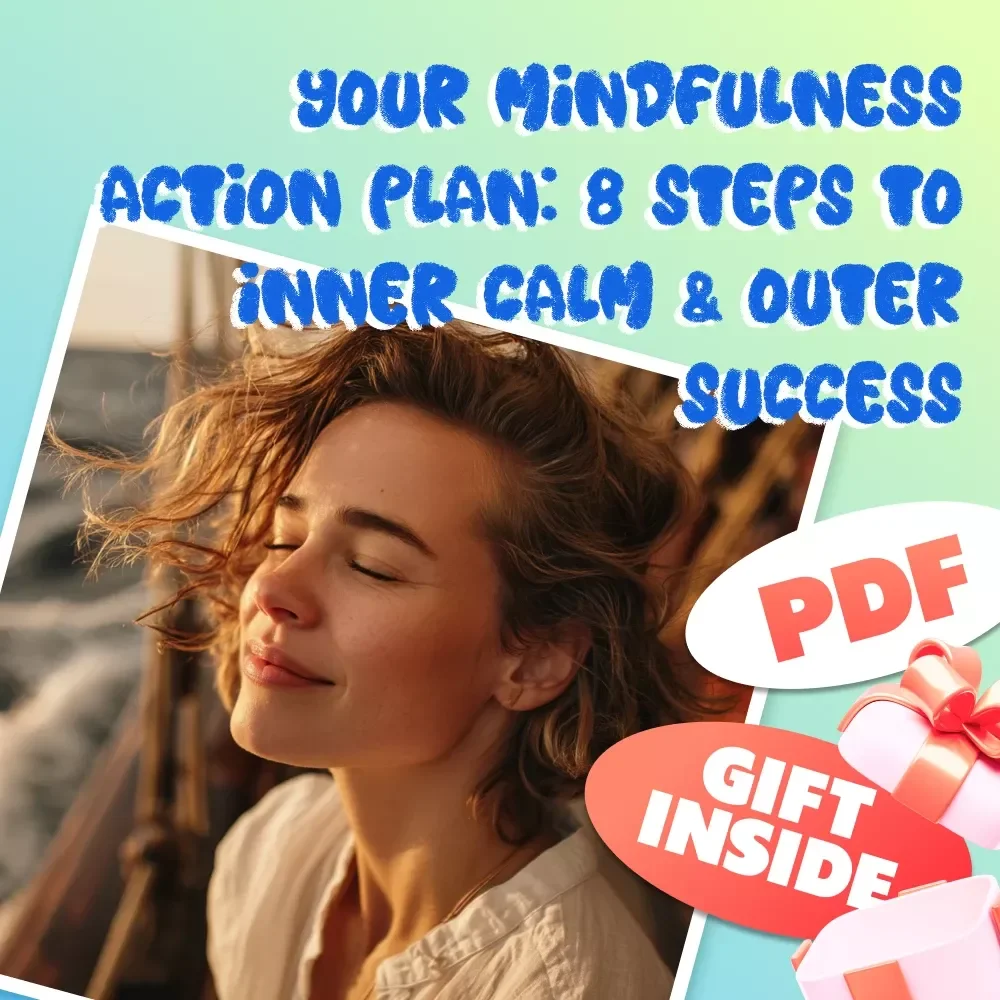 Your Mindfulness Action Plan: 8 Steps to Inner Calm & Outer Success | Mindfulness Checklist, Digital Download, Buddhism Inspired Guide