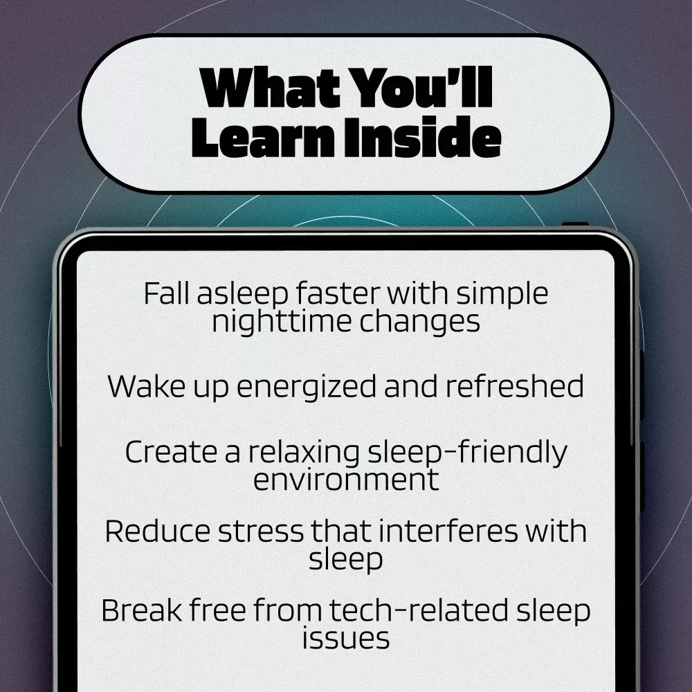 Simple Steps to Transform Your Sleep Tonight | Improve Sleep eBook | Things to Do to Improve Sleep | Digital Download Guide