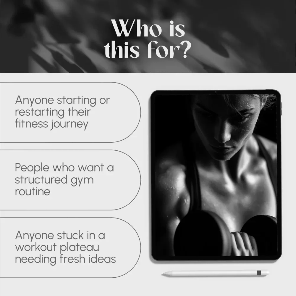 Your Ultimate Guide to Building a Perfect Gym Routine | How to Put Together a Gym Routine | Printable Fitness Planner Digital Download