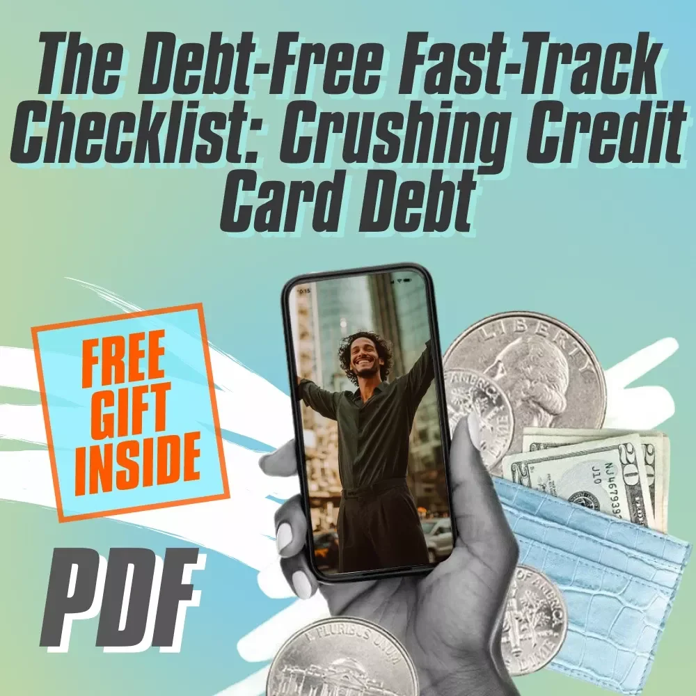 The Debt-Free Fast-Track Checklist: Crushing Credit Card Debt | How to Get Out of CC Debt Fast, Budgeting Guide, Printable PDF