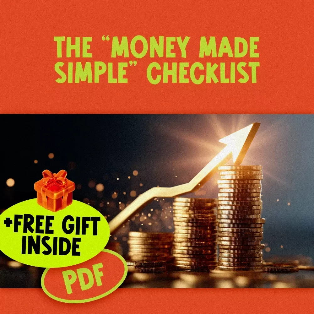 The “Money Made Simple” Checklist | Budgeting & Saving Planner | Digital Download for Planning for Spending and Saving Money