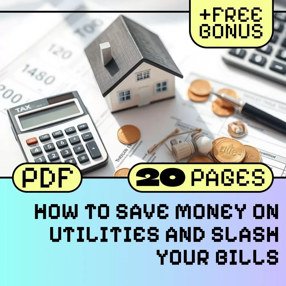 How to Save Money on Utilities and Slash Your Bills | Save on Electricity, Water, Gas | Budget-Friendly eBook Guide