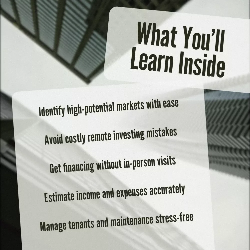 Smart Strategies for Remote Real Estate Success | How to Buy a Rental Property in Another State | Digital Download eBook for Long-Distance Real Estate Investing