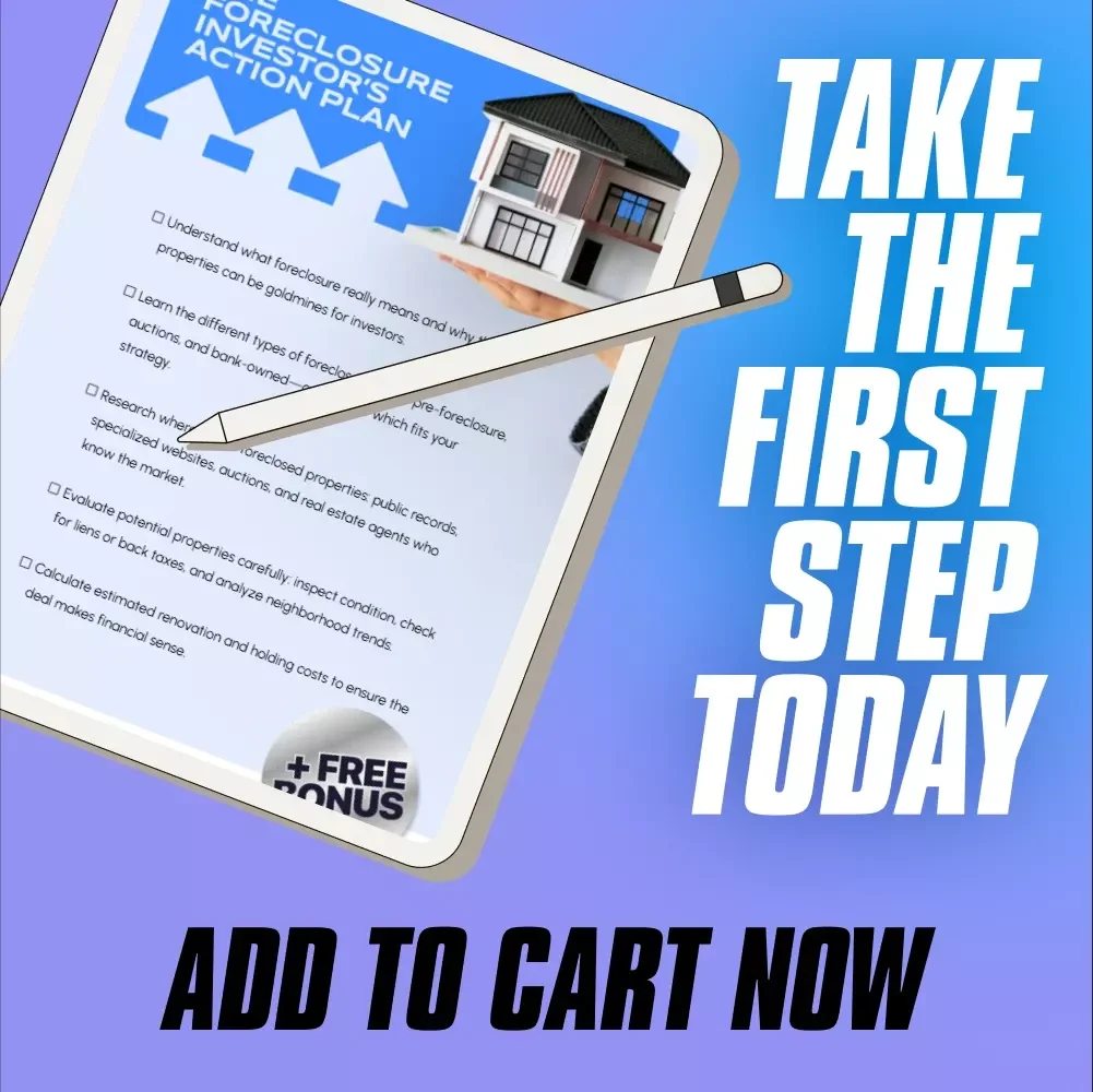 The Foreclosure Investor’s Action Plan Checklist | How to Invest in Foreclosed Properties eBook PDF