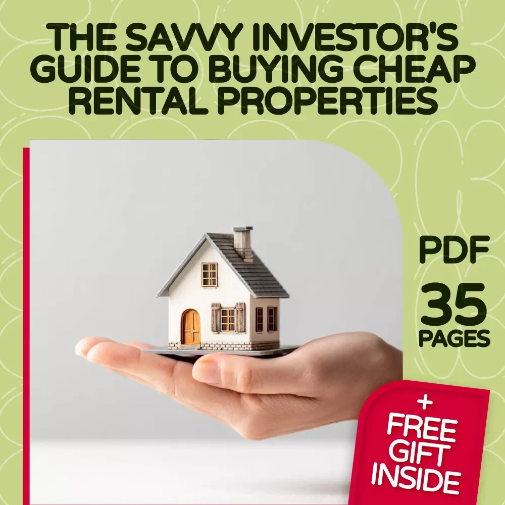 The Savvy Investor's Guide to Buying Cheap Rental Properties | How to Buy Cheap Rental Properties eBook | Real Estate Investing for Beginners