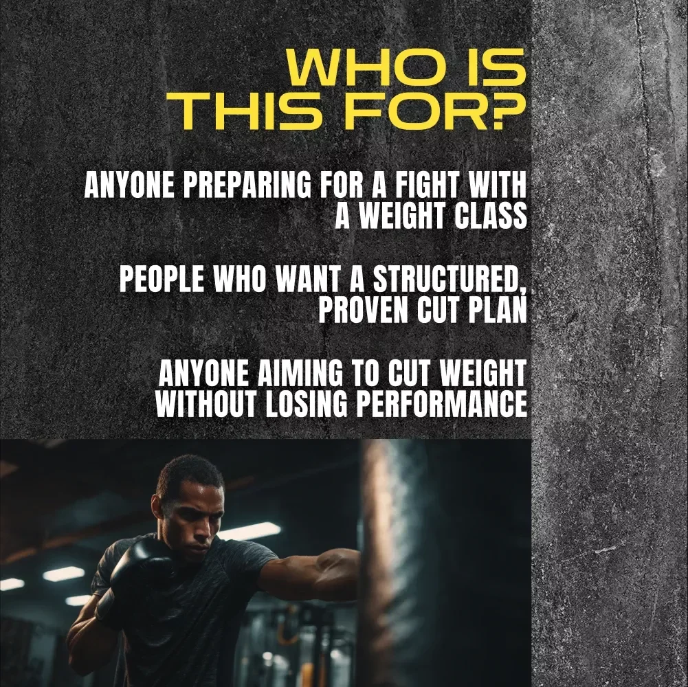 Your Fight-Ready Weight Cut Checklist | Digital Download for Fighters | How to Cut Weight for a Fight Guide