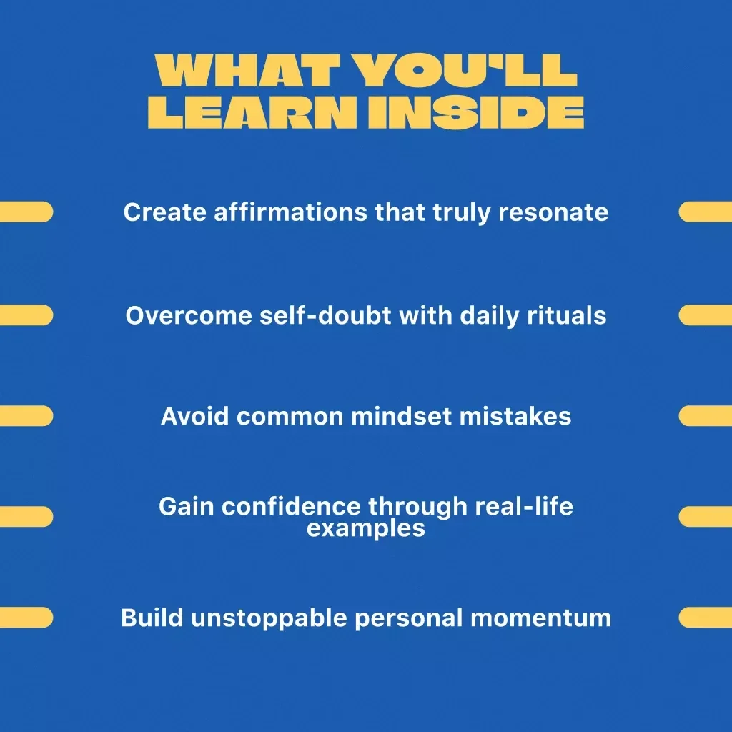 Building Self-Confidence with “Think and Grow Rich” Affirmations | Self Confidence Affirmation Guide Inspired by Napoleon Hill | Digital Download