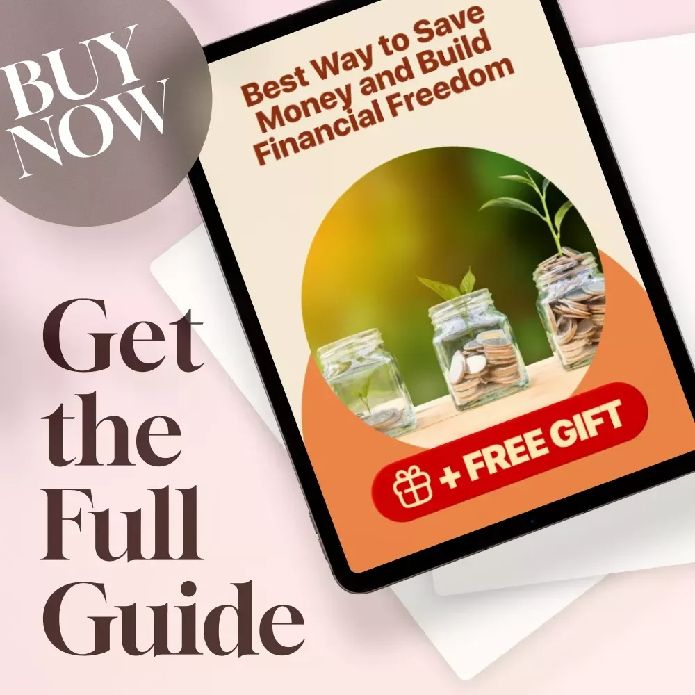Best Way to Save Money and Build Financial Freedom | Budgeting Guide, Digital Download, Save More Spend Less eBook