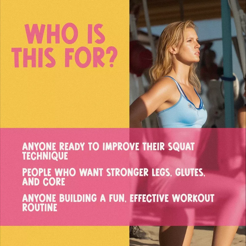 Crush Your Squat Goals with The Squat Strong Checklist | Digital Squat Workout Routine Guide, Form & Technique Printable