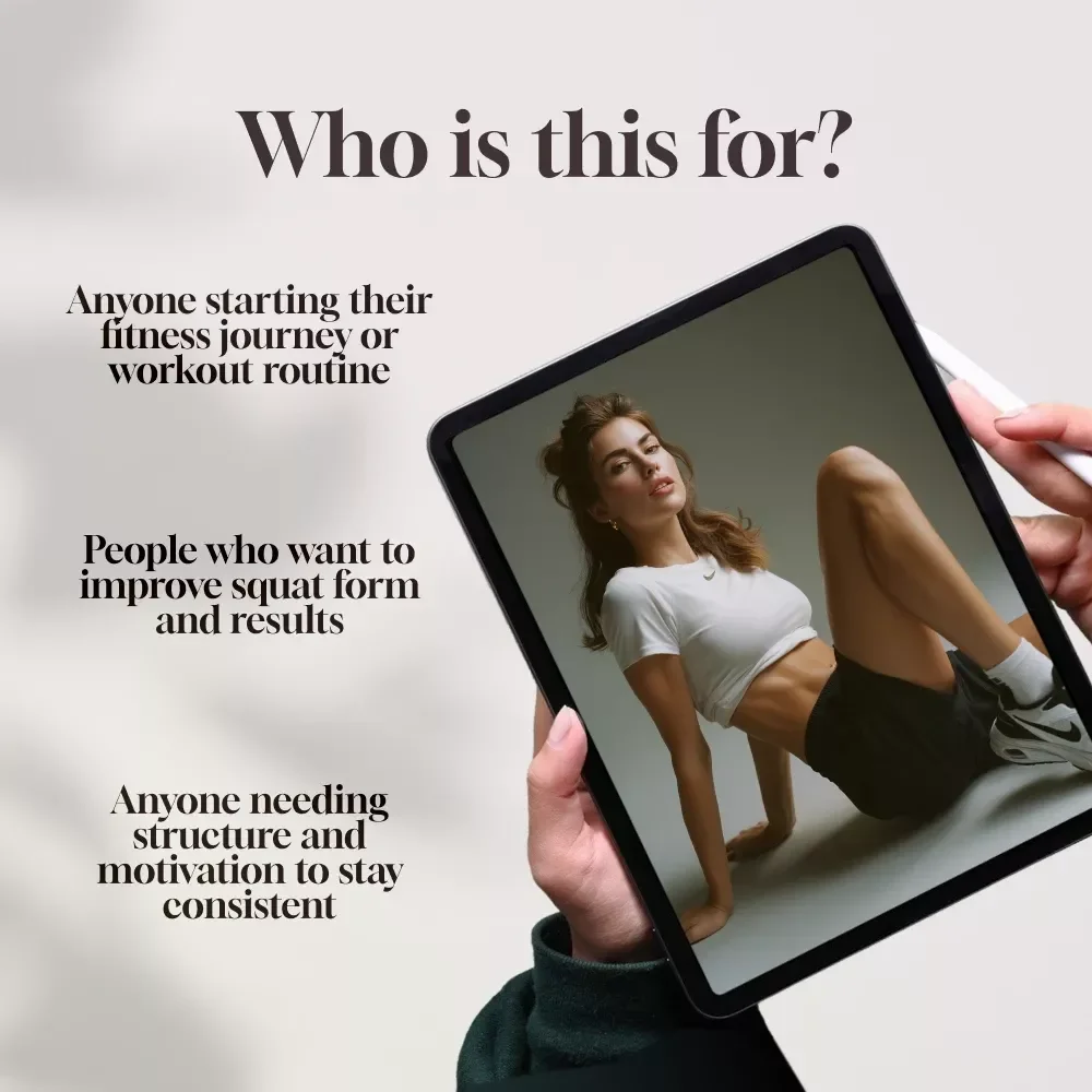 Your Guide to Mastering the Perfect Squat Workout Routine | Squat Workout Routine Digital Guide for Fitness, Strength Training & Fat Loss