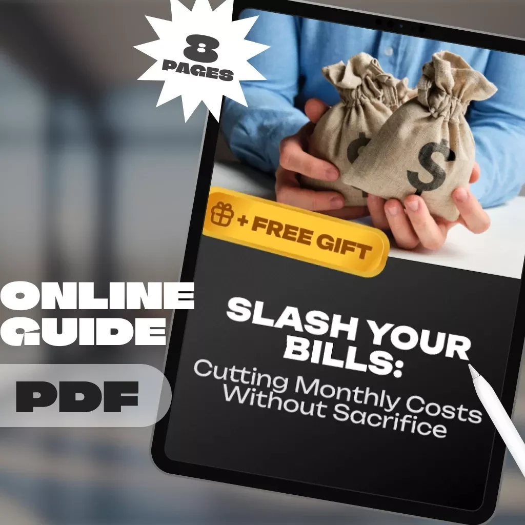 Slash Your Bills: Cutting Monthly Costs Without Sacrifice | Budgeting Guide, Digital Download, Save Money eBook, Monthly Expense Checklist