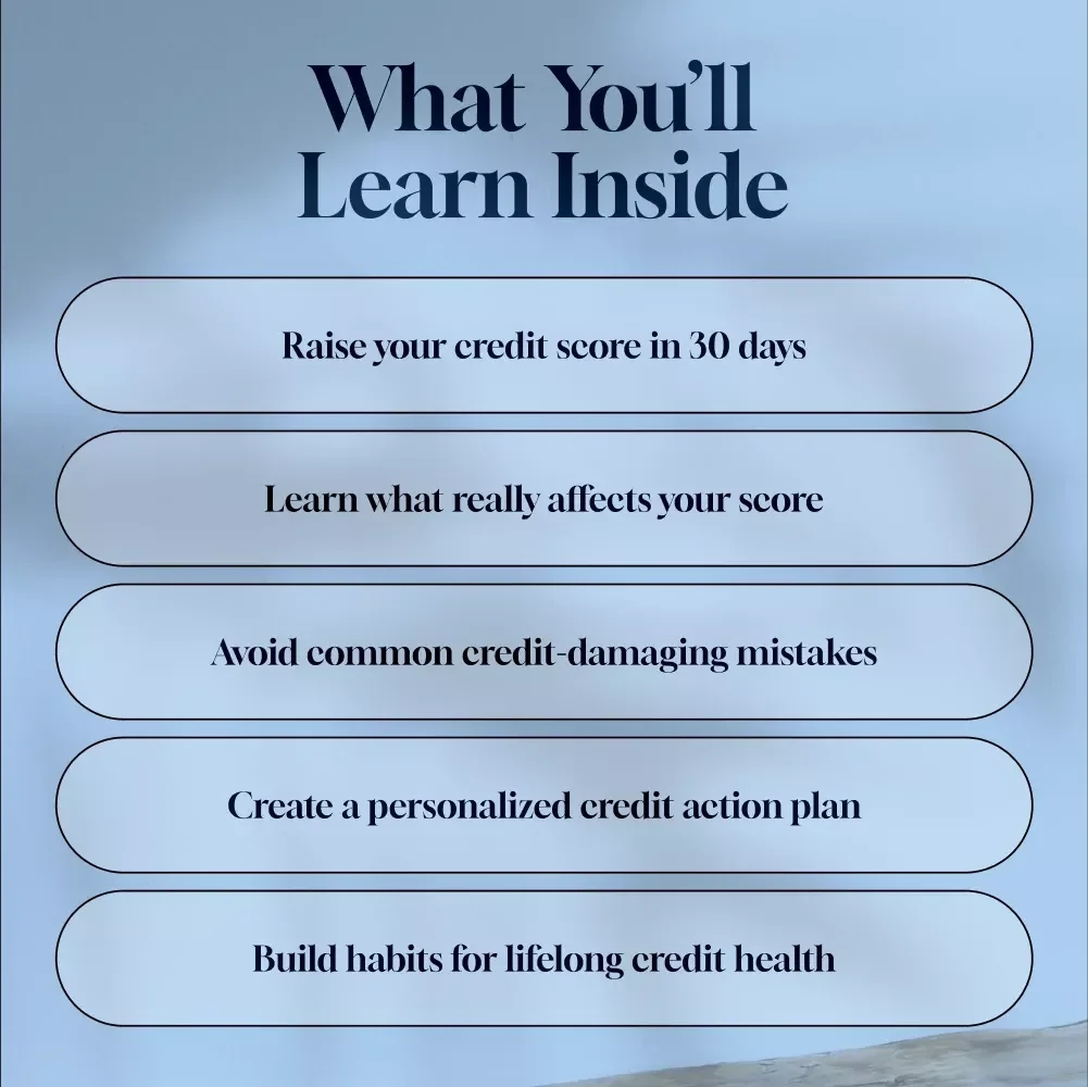 Your Step-by-Step Guide to Raising Your Credit Score in 30 Days | eBook | Digital Download | How Can I Raise My Credit Score in 30 Days