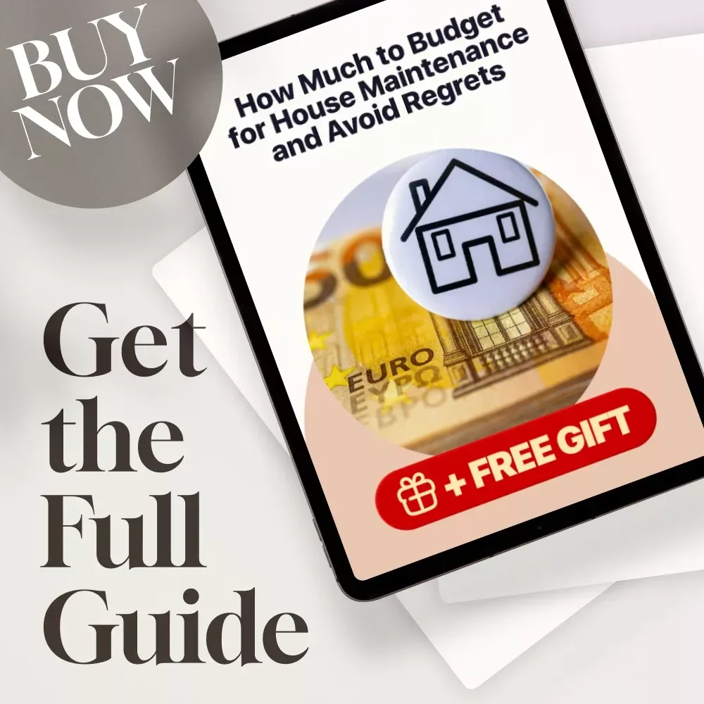 How Much to Budget for House Maintenance and Avoid Regrets | Home Maintenance Budget Guide | Digital Download