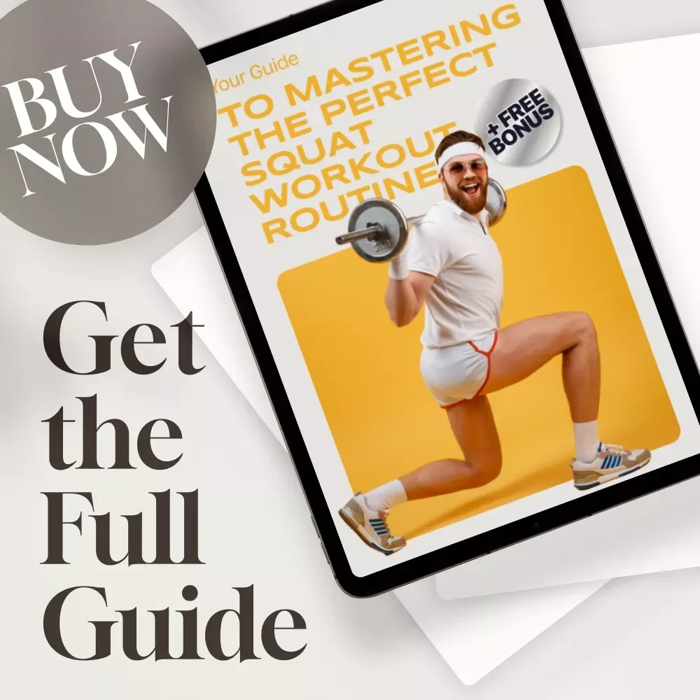 Your Guide to Mastering the Perfect Squat Workout Routine | Squat Workout Routine Digital Guide for Fitness, Strength Training & Fat Loss