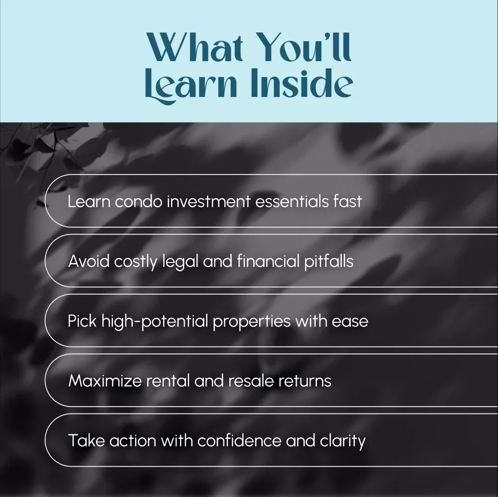 Your Easy Guide to Investing in Condominiums | How to Invest in Condominiums PDF | Digital Download Real Estate Guide