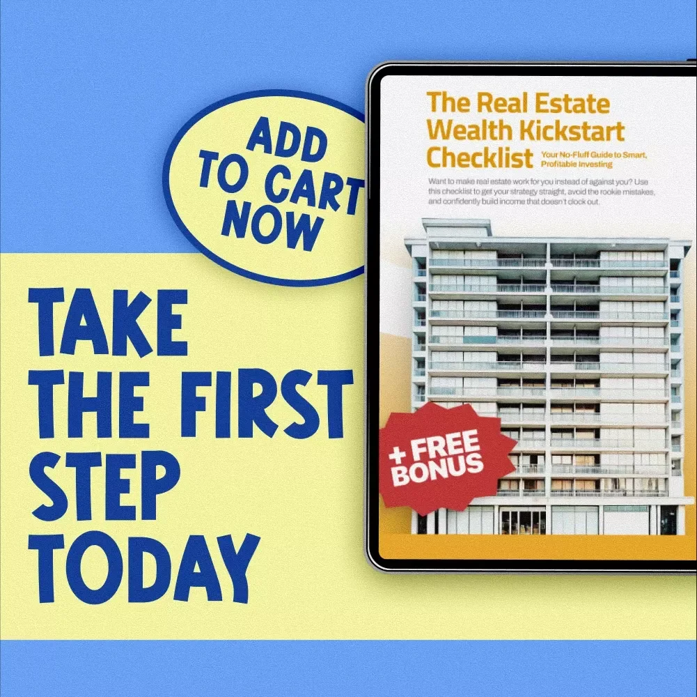 The Real Estate Wealth Kickstart Checklist | Digital Download for Beginner Investors | How Much Can You Make Investing in Real Estate?