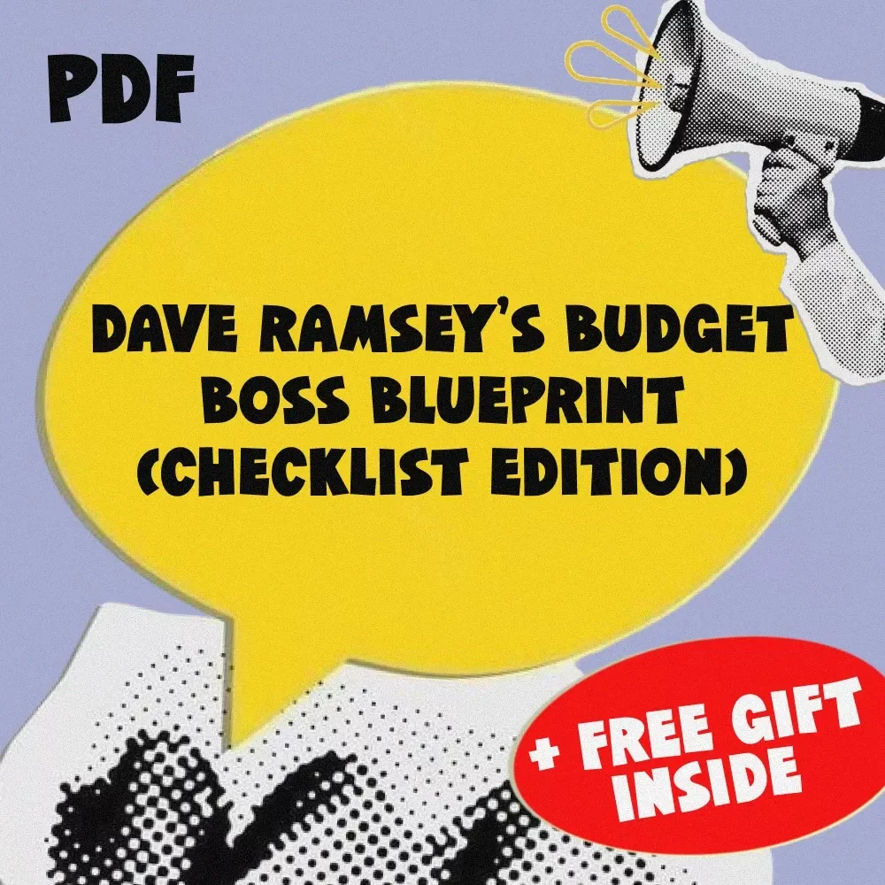 Dave Ramsey’s Budget Boss Blueprint (Checklist Edition) | How to Budget Like a Pro | Printable Financial Planning Guide