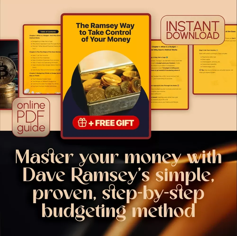 The Ramsey Way to Take Control of Your Money | Budgeting Guide | Dave Ramsey How to Budget Method | Digital Download