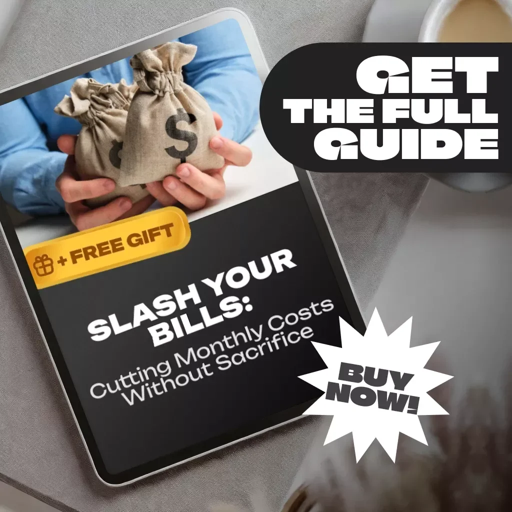 Slash Your Bills: Cutting Monthly Costs Without Sacrifice | Budgeting Guide, Digital Download, Save Money eBook, Monthly Expense Checklist
