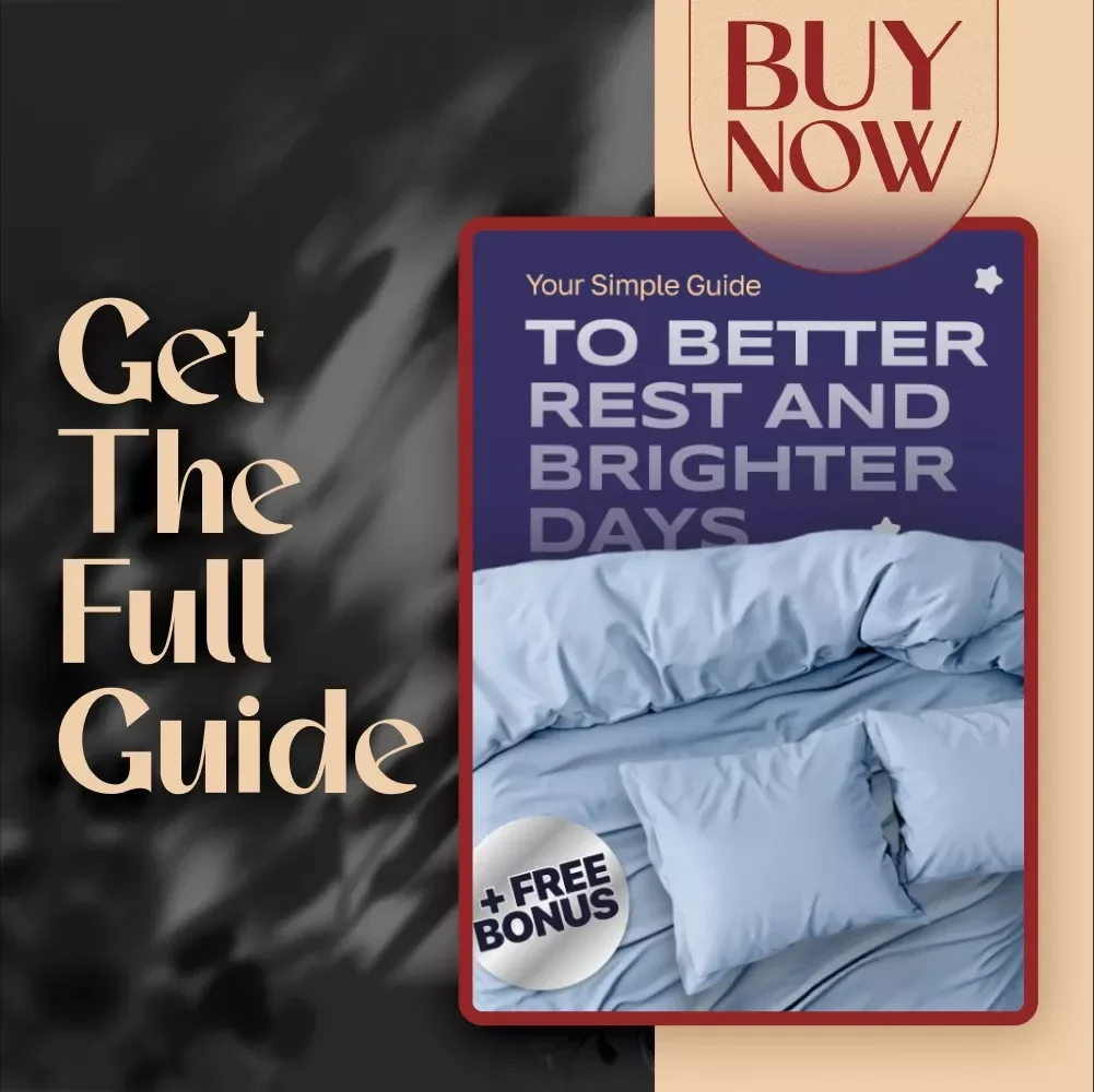 Your Simple Guide to Better Rest and Brighter Days | Improve Sleep Quality eBook | Digital Download Sleep Guide for Wellness